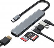 Fxlpower 7-IN-1 USB C Multifunktions-Adapter Hub