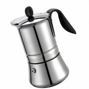 G.A.T Lady Induction Kaffeemaschine Edelstahl Espressokocher f&uuml;r 6 Tassen