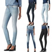 G-Star Lynn Zip Mid Waist Skinny Damen Jeanshosen