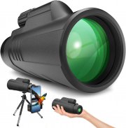 Gafild 12x42 MC Prisma Monokular mit Smartphone Adapter und Metallstativ
