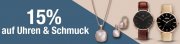 Galeria Kaufhof 15% auf Uhren + Schmuck nur HEUTE