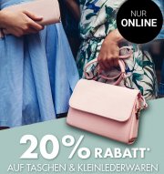 Galeria Kaufhof - 20% Rabatt auf Taschen, Koffer und Kleinlederwaren