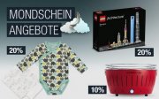Galeria Kaufhof Mondschein-Angebote, z.B. 20 % auf LEGO Architecture und Le Creuset