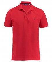 GANT The Summer Pique Herren Poloshirt in Rot f&uuml;r nur 29,90&euro; statt 56&euro;