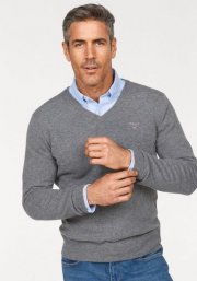 Gant V-Ausschnitt-Pullover aus reiner Lammwolle f&uuml;r 65,94&euro; inkl. Versand statt 79,80&euro;