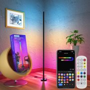 Gaoxun RGBIC LED Stehlampe mit App-Steuerung, Alexa und Google Assistant