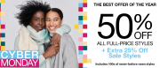 GAP Cyber Sale bis zu 50% Rabatt + 25% extra Rabatt im Sale