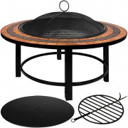 Gardebruk Fuoco 76 cm Feuerschale mit Mosaik und Funkenfluggitter