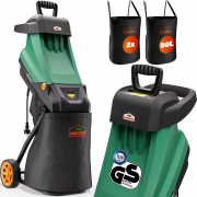 Gardebruk Gartenh&auml;cksler 2.400W mit 2 Sammelbeuteln mit je 50 Liter
