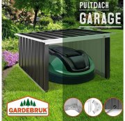 Gardebruk M&auml;hroboter Garage Anthrazit Metall 89x90x54cm