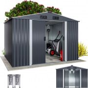 GARDEBRUK XXL Metall Ger&auml;tehaus 260x205x180cm mit Fundament