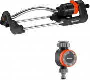 Gardena Bew&auml;sserungs-Set mit Viereckregner Aqua S + Bew&auml;sserungsuhr