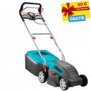 Gardena PowerMax 1400/34 Elektro-Rasenm&auml;her + 20 &euro; Filial-Gutschein