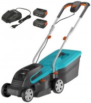 Gardena PowerMax 32/36V Power For All Akku-Rasenm&auml;her inkl. 2 Akkus und Schnell-Ladeger&auml;t