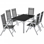 Gartenm&ouml;bel Aluminium Essgruppe Sitzgruppe Set Klappstuhl Gartenset nur 239,95&euro;