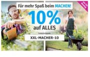 GartenXXL: 10% Rabatt auf das gesamte Sortiment