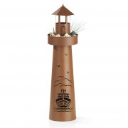 GARVIDA 70 cm Garten-Deko-Leuchtturm LED Beleuchtung