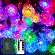 GCMacau 12 Meter 80 LED Lichterkette mit Fernbedienung