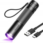GEARLITE G800-Z1 wiederaufladbare LED UV Schwarzlicht Taschenlampe