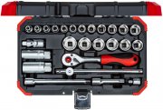 Gedore R59003026 Steckschl&uuml;ssel-Satz 3/8 Zoll 26-teilig