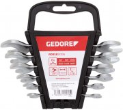 Gedore Red R05125006 Doppelmaulschl&uuml;ssel Satz 6-teilig Schl&uuml;sselweite 6-17 mm mit Halter