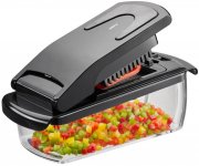 GEFU Treppo W&uuml;rfel- und Stifteschneider f&uuml;r Obst und Gem&uuml;se