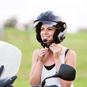 Gegensprechanlage Helm Headset mit 1 Paar Mikrofone f&uuml;r Motorrad