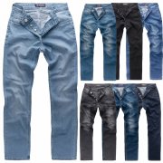 Gelverie Herren Jeans Slim Fit
