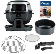 Genius Air Fryer 6 Liter XXL Touchscreen Hei&szlig;luftfritteuse mit 360&deg;-Goldbraun-Technologie
