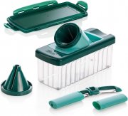 Genius Julietti Plus Hobel-Set 9-teiliger Sprialschneider f&uuml;r verschiedene Gem&uuml;sesorten