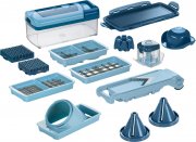 Genius Nicer Dicer Fusion Smart 16 teiliger Gem&uuml;se-und Obstschneider blau 