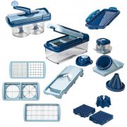 Genius Nicer Dicer Fusion Smart 23-teiliger Gem&uuml;se- & Spiralschneider inkl. Twist, Slicer, Julietti