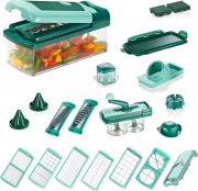 Genius Nicer Dicer Fusion Smart inkl Nicer Twist 28-teiliger Obst- und Gem&uuml;seschneider