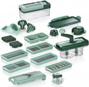 Genius Nicer Dicer Fusion Smart Set 28teilig + Twist - Obst- und Gem&uuml;seschneider