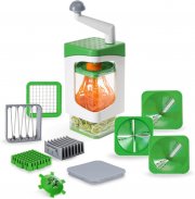 Genius Nicer Dicer Julietti Spiralschneider 13-tlg - Zoodle Maker + W&uuml;rfelschneider in einem Set