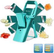 Genius Nicer Dicer Mando 12-teiliger Gem&uuml;seschneider mit 6 austauschbaren Klingen