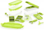 Genius Nicer Dicer Plus 18-teiliger Obst- und Gem&uuml;seschneider