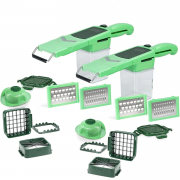 Genius Nicer Dicer Quick Professional Set 24.-tlg mit 6 austauschbaren Messereins&auml;tzen
