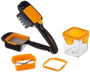 Genius Nicer Dicer Quick Set | Gem&uuml;seschneider | (7tlg, orange) nur 24,80&euro;