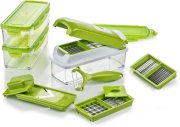 Genius Nicer Dicer Smart Set 14-teiliger Gem&uuml;seschneider inkl. 3 Auffangbeh&auml;lter und Sparsch&auml;ler