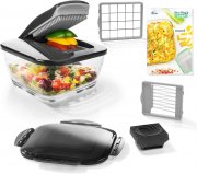 Genius Zerkleinerer Nicer Dicer Chef - Sonderedition, 3300 ml Kunststoff-Auffangbeh&auml;lter 9-teilig