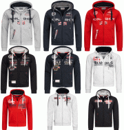 Geographical Norway Herren Sweat Jacke FVSB Kapuzenpullover