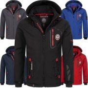 Geographical Norway Turbo Dry 5000 Softshell Herren Jacken mit abnehmbarer Kapuze
