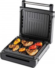 George Foreman Kontaktgrill Smokeless mit abnehmbaren & sp&uuml;lmaschinengeeigneten Grillplatten