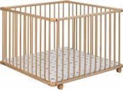 Geuther Laufgitter Belami 97 x 97 cm natur Sterne