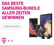 Gewinne dieses Samsung Bundle: Galaxy Note 9 + Samsung Galaxy Watch + Galaxy Tab S4 + Gear IconX