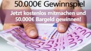 Gewinnspiel: Burda verlost 50.000&euro; Bargeld - jetzt gratis mitmachen und absahnen!