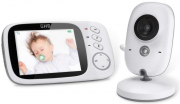 GHB Babyphone 3,2 Zoll Smart Baby Monitor mit Nachtsichtkamera und Temperatur&uuml;berwachung