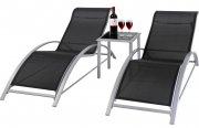 Giardino 3er Set mit Aluminiumliegen und Tisch bei Netto f&uuml;r 89,99 Euro