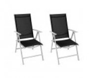 Giardino AY 455 Aluminiumstuhl 7-fach verstellbar 2er Set f&uuml;r 57,99&euro; statt 64,95&euro;